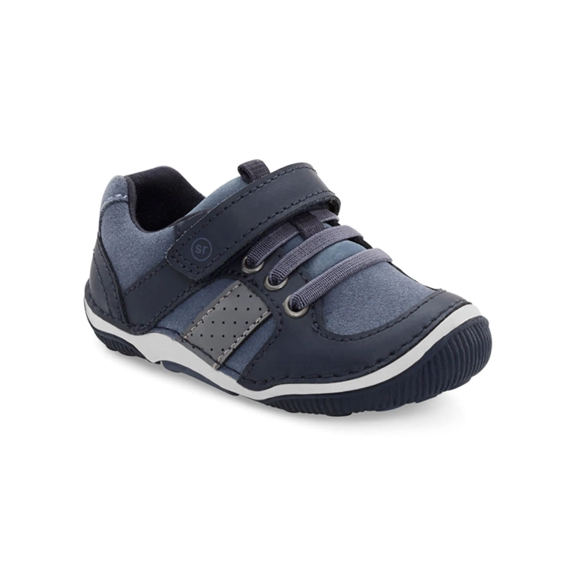 SRTech Wes Kid's Leather Sneaker - Navy