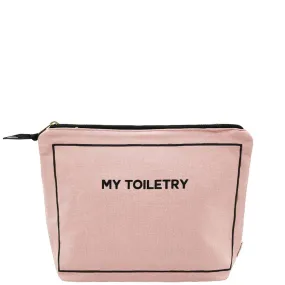 Toiletry Pouch with Coated Lining, Pink/Blush