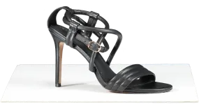 Tommy Hilfiger Black High Heel Sandal With Straps UK 7.5 EU 40.5 👠