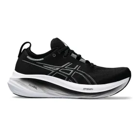 Women's Asics GEL-Nimbus 26, Black/Graphite Grey, 10 D Wide