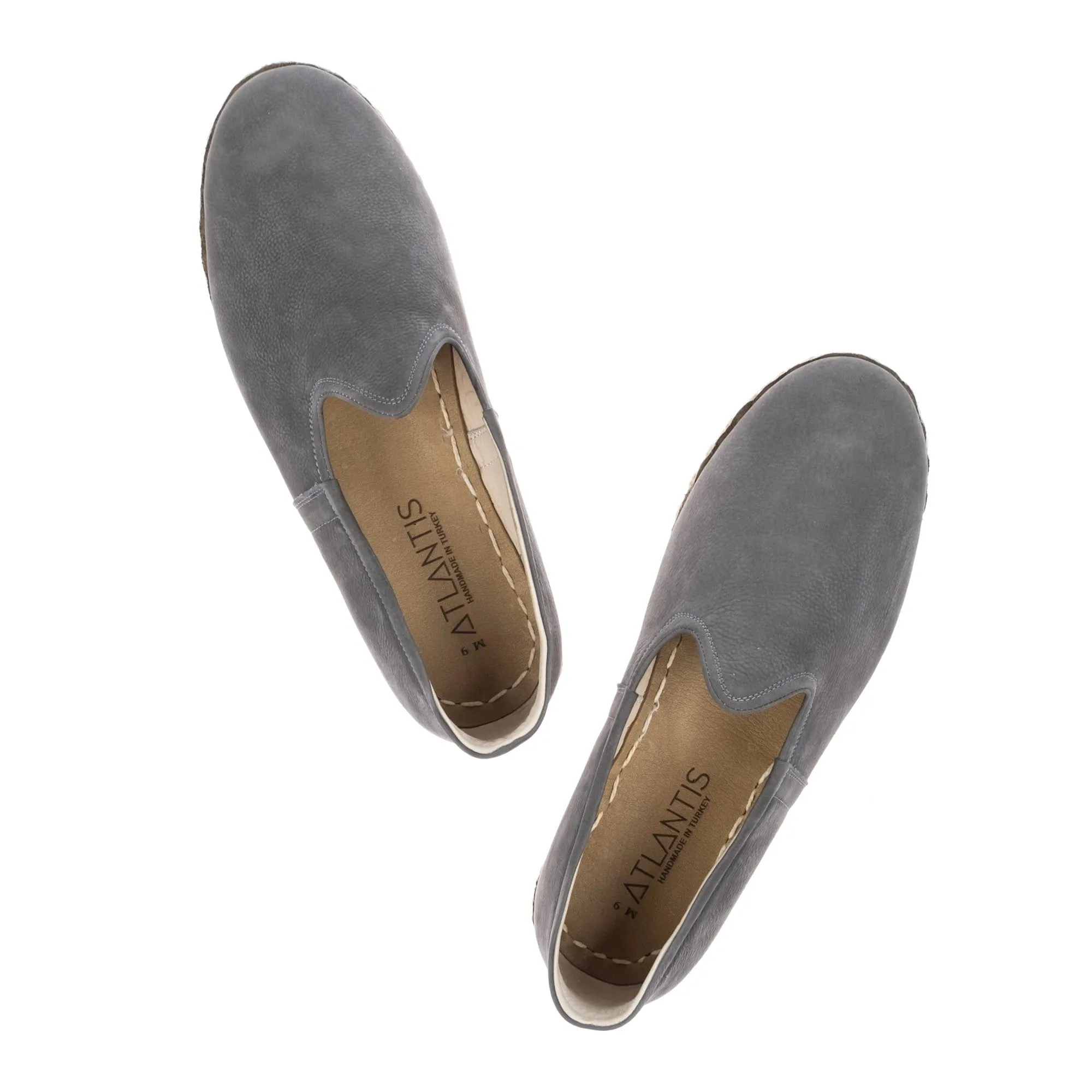 Women's Gray Slip On Shoes