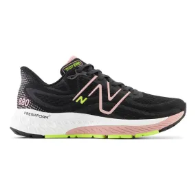 Women's New Balance Fresh Foam X 880v13, Black/Pink Moon, 10 B Medium