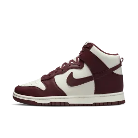 WOMEN'S NIKE DUNK HIGH - BURGUNDY CRUSH/BURGUNDY CRUSH-SAIL